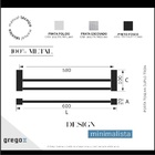 Kit Acessórios Para Banheiro 4 Peças Toalheiro Duplo Preto 85