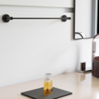 Kit Acessórios Para Banheiro 5 Peças Preto Fosco Atenas