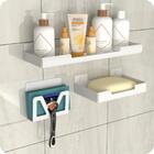 Kit Acessórios Para Banheiro 7 Peças Branco Elg