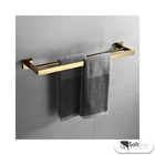 Kit Acessórios Para Banheiro Aço Inox 3 Peças Luxo Cromado