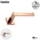 Kit Acessórios Para Banheiro Aço Inox 3 Peças Luxo Rose Gold