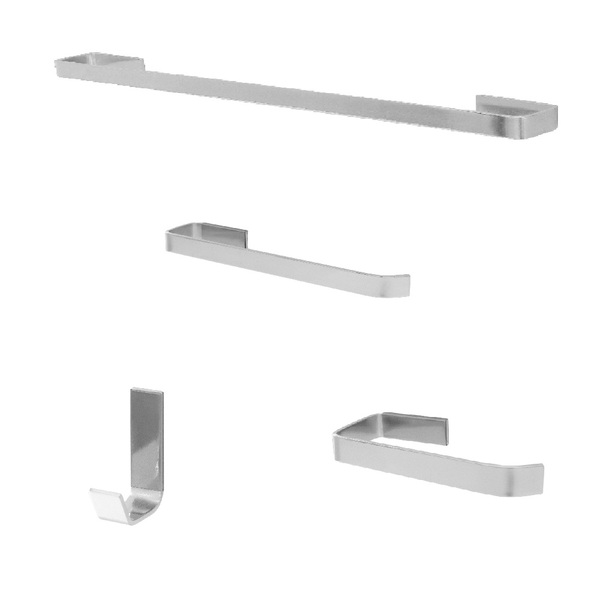 Kit Acessórios Para Banheiro Athena Sem Saboneteira