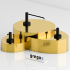 Kit Acessórios Para Banheiro Athenas Grego Metal 2020at.ptfc