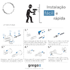 Kit Acessórios Para Banheiro Athenas Grego Metal 2020at.ptfc