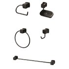 Kit Acessórios Para Banheiro Block 38 Preto