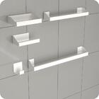 Kit Acessórios Para Banheiro Branco 5 Peças Master Slim Df