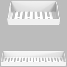 Kit Acessórios Para Banheiro Branco 6 Peças Master Slim Df