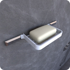 Kit Acessórios Para Banheiro Branco E Cromo Empire 5 Peças