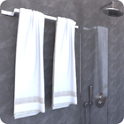 Kit Acessórios Para Banheiro Branco Empire 5 Peças