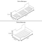 Kit Acessórios Para Banheiro Com Adesivo 6 Peças Preto Elg