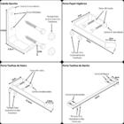 Kit Acessórios Para Banheiro Cromado 5 Peças