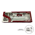 Kit Acessórios Para Banheiro Cromado 6 Peças Inox E Vidro Lux