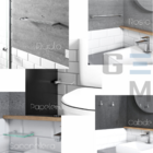 Kit Acessórios para Banheiro Cromado Polido Duplo 5 Peças 209