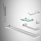 Kit Acessórios para Banheiro Cromado Polido Duplo 5 Peças 209