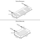 Kit Acessórios Para Banheiro Inox 6 Peças Elg