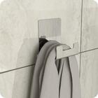 Kit Acessórios Para Banheiro Inox Adesivo 4pçs Elg