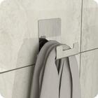 Kit Acessórios Para Banheiro Inox Com Adesivo 6 Peças Elg