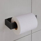 Kit Acessórios Para Banheiro Lavabo 6 Peças Alumínio - Preto