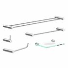 Kit Acessórios Para Banheiro Metal Alto Brilho 2090OR Orion