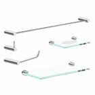 Kit Acessórios Para Banheiro Metal Alto Brilho 2110OR Orion