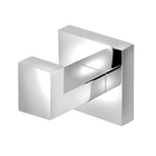 Kit Acessórios Para Banheiro Metal Cromado Quadrado 3 Peças