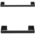 Kit Acessórios Para Banheiro Preto 6 Peças Master Slim Df