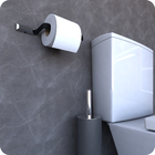 Kit Acessórios Para Banheiro Preto E Cromo Empire 4 Peças