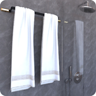 Kit Acessórios Para Banheiro Preto E Gold Empire 6 Peças