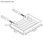 Kit Acessórios Para Banheiro Preto Fosco 5 Peças Max