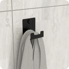 Kit Acessórios Para Banheiro Preto Fosco 6 Peças Elg