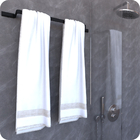 Kit Acessórios Para Banheiro Preto Fosco Empire 5 Peças