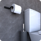 Kit Acessórios Para Banheiro Preto Fosco Empire 6 Peças