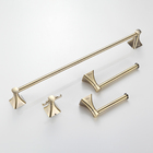 Kit Acessórios Para Banheiro Vintage Antigo Bronze Lavatório