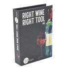 Kit Acessórios Para Vinho 4 Peças Detalhes Em Madeira