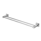 Kit Acessórios Quadrado Banheiro 100% Metal Cromado 4 Peças