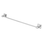 Kit Acessórios Quadrado Banheiro 100% Metal Cromado 5 Peças