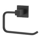 Kit Acessórios Quadrado Banheiro Preto/black Fosco 4 Peças