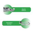 Kit Acessórios Quadrado Luxo Banheiro Inox 5 Peças Cromado