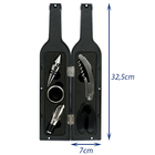 Kit Acessórios Vinho 5 Peças Saca Rolhas Abridor Dosador Salv