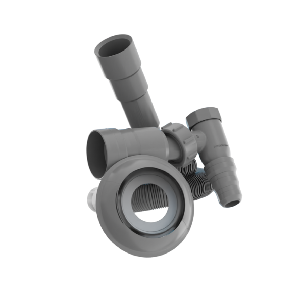 Kit Adaptador para Saída de Máquina de Lavar Articulado 1.7/8 Blukit