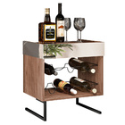 Kit Adega Com Aparador E Prateleira Industrial 60 Cm Boreal D