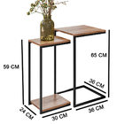Kit Adega E Mesa Auxiliar Industrial Ariel Demolição - Pallaz