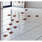 Kit Adesivo 72 Patinhas De Coelho Da Páscoa Para Parede Chão