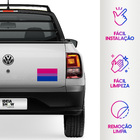 Kit Adesivo Bandeira Bisssexual 20 Unidades 16x10 Carro Moto