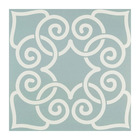 Kit Adesivo de Revestimento Azulejo Português Coimbra Verde e Marrom 20x20cm