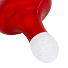 Kit Adorno Cogumelo para Árvore Plástico Vermelho, Verde e Branco 6x6cm Cromus