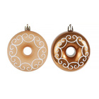 Kit Adorno De Natal Plástico Multicolorido Cromus 3,4x8cm 2 Unidades