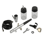 Kit Aerógrafo De Ação Dupla 20 Lbs/pol² Bico De Ar 0,35mm U U