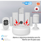 Kit Alarme Segurança Inteligente Wi-fi Tuya Alexa Google