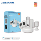 Kit Alarme Segurança Inteligente Wi-fi Tuya Alexa Google